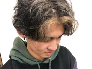 ショート カラー ヘアアレンジ メンズ ❣️倉敷❣️美髪 カラー能登一成のヘアスタイル