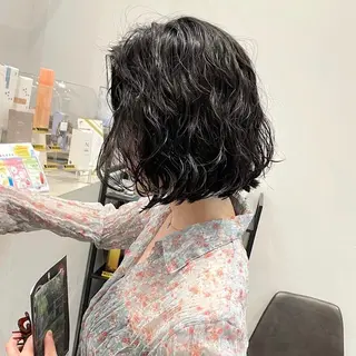 ショート 縮毛矯正、髪質改善 肘以上無料のヘアスタイル