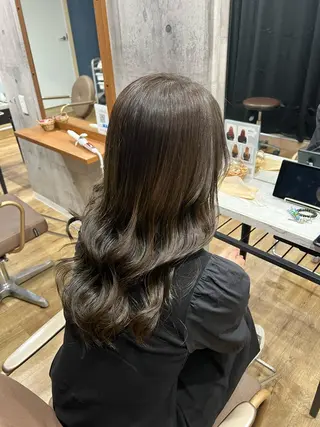 ロング カラー 美容室 _WHITE＋ 南海難波店【アンダーホワイトプラス】所属・✨レイヤー/透明感 /豊嶋里緒✨のヘアスタイル