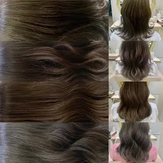 セミロング カラー パーマ ヘアアレンジ メンズ キッズ ネイル マツエク・マツパ アイブロウ 《褒められる》 透明感カラー/小嶋のヘアスタイル