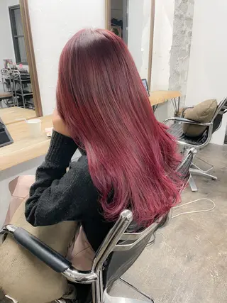 セミロング カラー メンズパーマ メンズ特化ryoのヘアスタイル