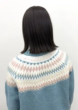 ミディアム カラー Atmos sunny terrace所属・suzu 野田美容師のヘアスタイル