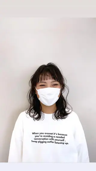 ミディアム 関 京磨のヘアスタイル