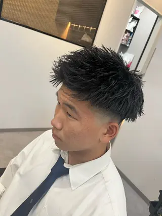 ショート ヘアアレンジ メンズ men'slapis YUTOのヘアスタイル
