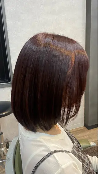 ミディアム カラー 飯田 雷晟のヘアスタイル