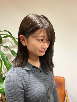 ミディアム 梅田美容室/カット /Maoのヘアスタイル