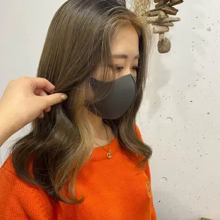 ミディアム カラー 🪭risa 暖色/レイヤー🪭のヘアスタイル