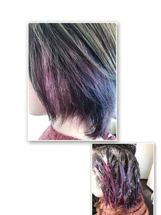 ショート カラー 小林 由里香のヘアスタイル