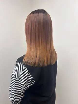 ミディアム 伶風/ボブ/ ヘーゼルベージュのヘアスタイル