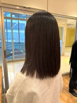 ミディアム 透明感/オリーブ /わがつまこうすけのヘアスタイル