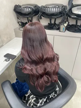 ロング カラー 🎀暖色/ラベンダー /paru🤍のヘアスタイル