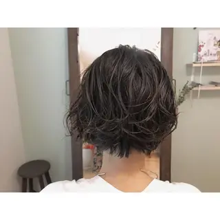 ショート カラー パーマ rebon＊ natsukiのネイルデザイン