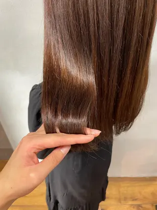 セミロング カラー 女性リピ90%🍨 🩷佐藤みずきのヘアスタイル