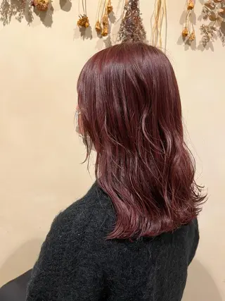 ミディアム カラー シャンプーボーイセントラル所属・ミウラフウキ 髪質改善のヘアスタイル