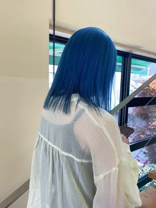 カラー 抜け感ヘア໒꒱ブリー チ໒꒱chihanaのヘアスタイル