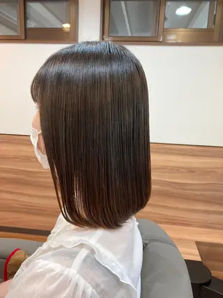 ミディアム Annon プライベートサロンのヘアスタイル