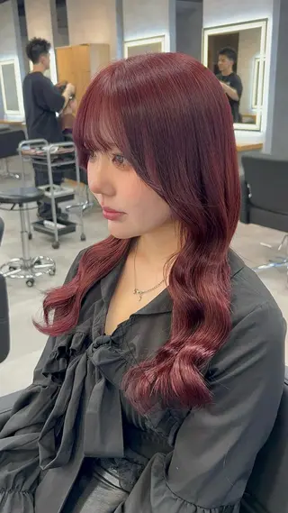 ロング カラー ブリーチなしの達人 🌈KAITOのヘアスタイル