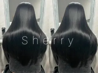 セミロング ✨艶感/透け感✨Sherry所属・艶髪/ハイトーン Sherryのヘアスタイル