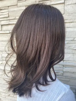 ミディアム 😺ヒアリング 重視😺小川のヘアスタイル