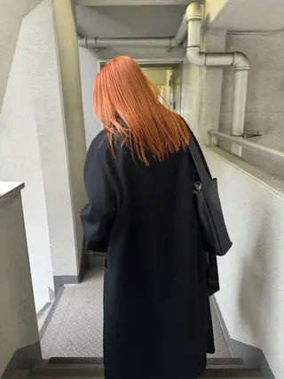 カラー ブリーチカラー🎀 韓国風/寺門美優のヘアスタイル