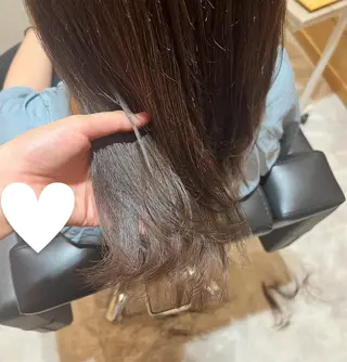 セミロング カラー tuuli甘木 Misakiのヘアスタイル