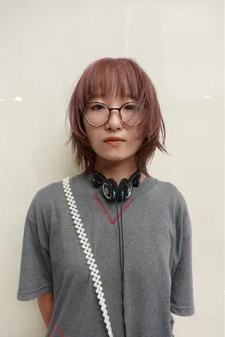 ショート カラー 文字 遼哉のヘアスタイル