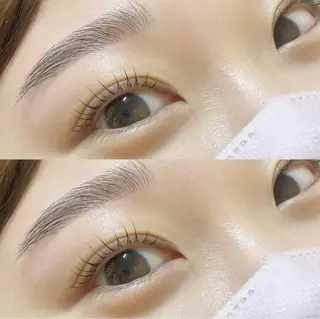 マツエク・マツパ アイブロウ 十文字 りょうのマツエク・マツパデザイン