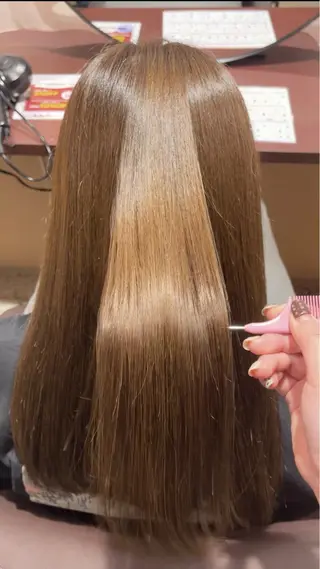 ロング 🐰桃山台/髪質改善 山亀のヘアスタイル