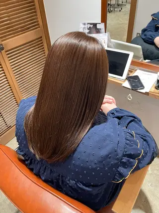 ロング カラー ベージュ/ 髪質改善 /末田柊希のヘアスタイル