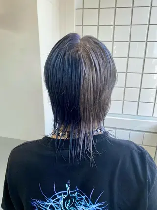 ミディアム カラー カワタ リュウセイのヘアスタイル