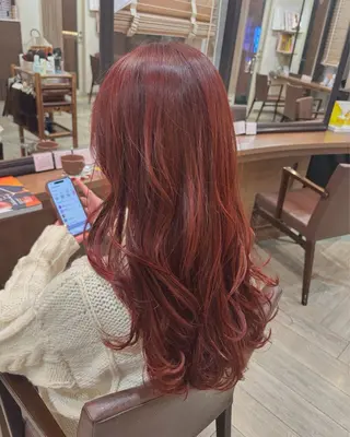 ロング 木場 麗咲のヘアスタイル