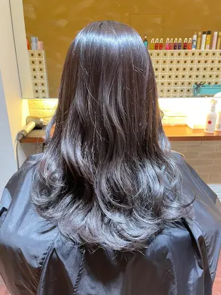 ロング カラー CoCooN 店長 さのえみのヘアスタイル