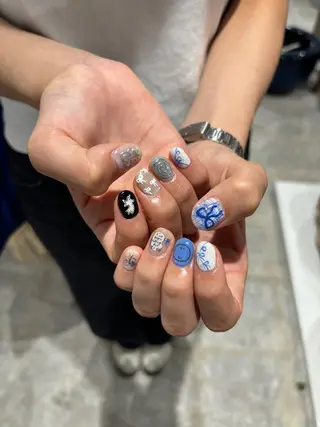 ネイル hinako /個性派ニュアンスのネイルデザイン