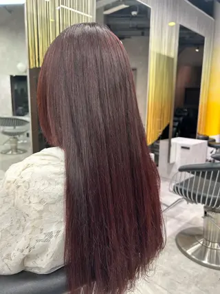 カラー 花井輝 ボブ/レイヤーのヘアスタイル