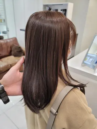 セミロング カラー Endearing所属・❇️安達 優心❇️ 髪質改善/艶髪特化のヘアスタイル