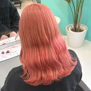 セミロング カラー Natsuki🤍 透明感×艶カラー🫧のヘアスタイル