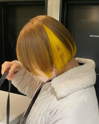 ミディアム カラー 💗ガーリーヘア🎀 saki💗のヘアスタイル