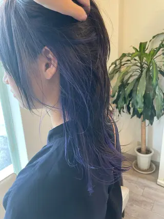 セミロング カラー Avis Hair Works所属・野田 歩のヘアスタイル