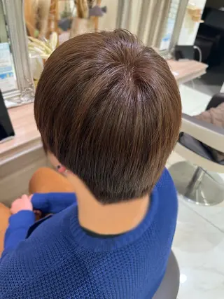 カラー メンズ 丸 美紀のヘアスタイル