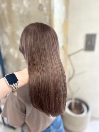 セミロング カラー 寒色 ♡ レイヤー ┊︎miyuのヘアスタイル