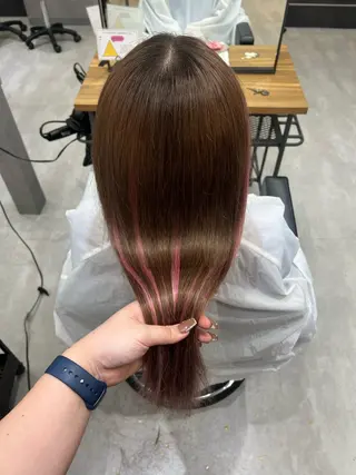 ロング カラー いろあそび所属・12月限定🉐カット モデル募集🉐のヘアスタイル