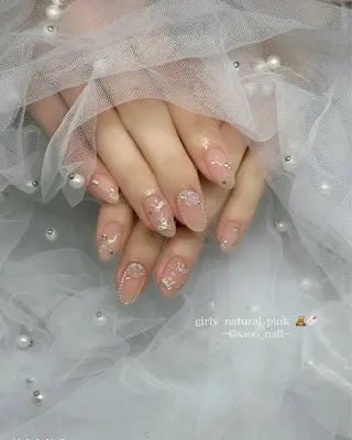 ネイル 🎀sao🎀銀座 韓国/ワンホンネイルのネイルデザイン