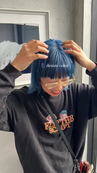 ミディアム カラー Ryo リョウのヘアスタイル