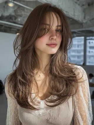 カラー 似合わせ美髪ヘア✨ 天王寺．阿倍野🌈のヘアスタイル