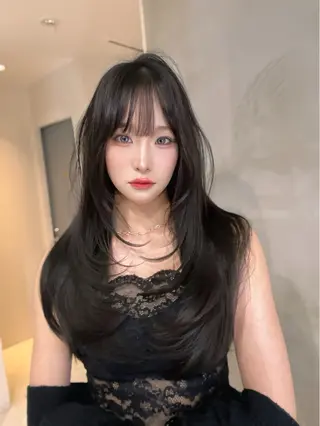 ロング 海野翔吾🇨🇳 ワンホンレイヤーのヘアスタイル