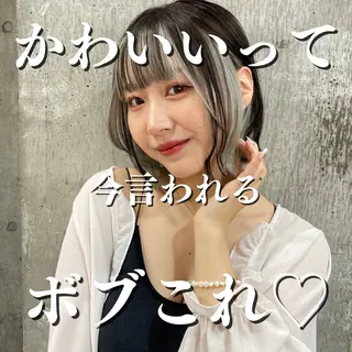 ショート カラー ボブヘアカット Rikapi❤️のヘアスタイル