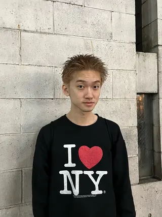 ショート カラー メンズ 野中里紗/ ベージュカラーのヘアスタイル