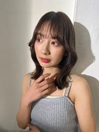 ミディアム 顔周り🇰🇷韓国 レイヤー/いづみ💞のヘアスタイル