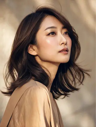 ミディアム カラー 【雰囲気ﾍｱ☺︎】 岩井隼人のヘアスタイル