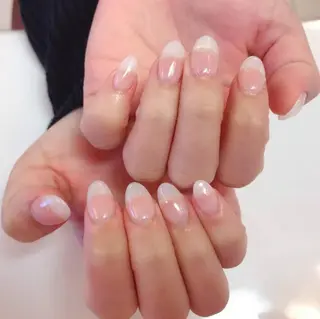 ネイル ネイルリボン 受付スタッフのネイルデザイン